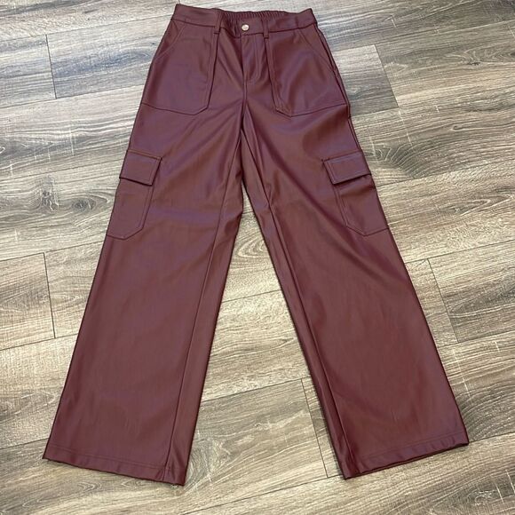 Wild Fable Pleather cargo pants size small - Picture 1 of 3